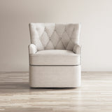Bryson Oat Swivel Accent Chair - Ornate Home