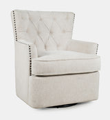 Bryson Oat Swivel Accent Chair - Ornate Home