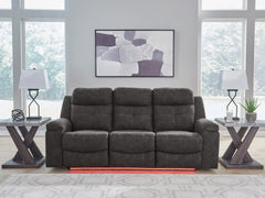 Brysonview Charcoal Reclining Sofa - Ornate Home