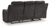 Brysonview Charcoal Reclining Sofa - Ornate Home