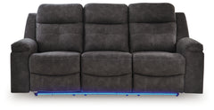 Brysonview Charcoal Reclining Sofa - Ornate Home