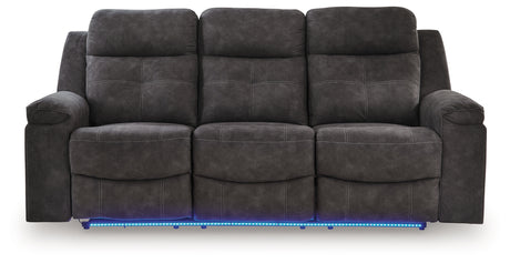 Brysonview Charcoal Reclining Sofa - Ornate Home