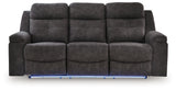 Brysonview Charcoal Reclining Sofa - Ornate Home