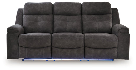 Brysonview Charcoal Reclining Sofa - Ornate Home