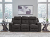 Brysonview Charcoal Reclining Sofa - Ornate Home