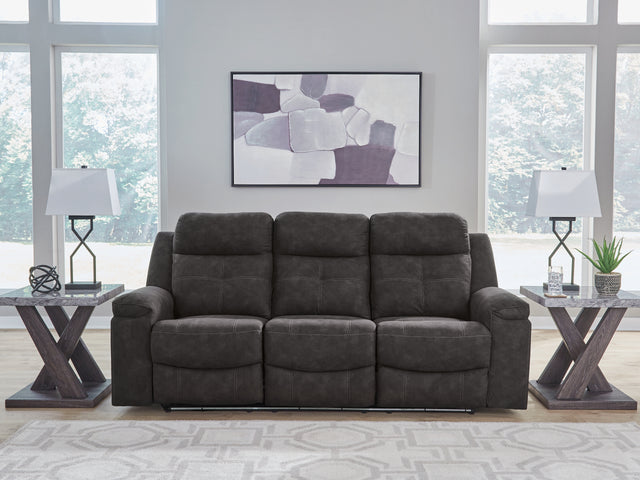 Brysonview Charcoal Reclining Sofa - Ornate Home