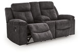 Brysonview Charcoal Reclining Sofa and Loveseat (Online Special Price) - Ornate Home