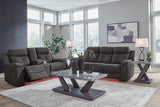 Brysonview Charcoal Reclining Sofa and Loveseat (Online Special Price) - Ornate Home