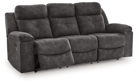Brysonview Charcoal Reclining Sofa and Loveseat - Ornate Home