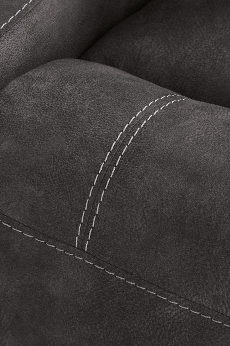 Brysonview Charcoal Reclining Sofa and Loveseat - Ornate Home