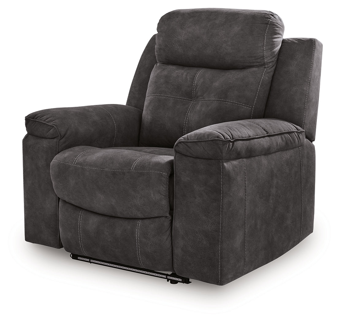 Brysonview Charcoal Zero Wall Recliner - Ornate Home