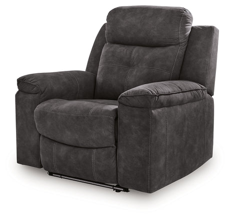 Brysonview Charcoal Zero Wall Recliner - Ornate Home