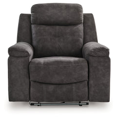 Brysonview Charcoal Zero Wall Recliner - Ornate Home