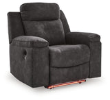 Brysonview Charcoal Zero Wall Recliner - Ornate Home