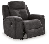 Brysonview Charcoal Zero Wall Recliner - Ornate Home