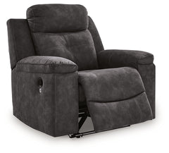 Brysonview Charcoal Zero Wall Recliner - Ornate Home