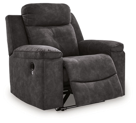 Brysonview Charcoal Zero Wall Recliner - Ornate Home