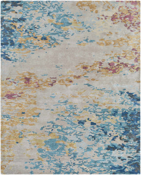 Bualan Stone Pattern Wool Blend Rug - Clearance - Ornate Home