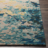 Bualan Stone Pattern Wool Blend Rug - Clearance - Ornate Home