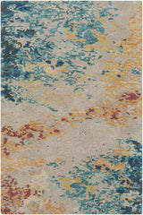 Bualan Stone Pattern Wool Blend Rug - Clearance - Ornate Home