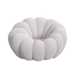Bubble Grey Swivel Chair and Ottoman - Ornate Home