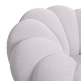 Bubble Grey Swivel Chair and Ottoman - Ornate Home