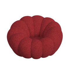 Bubble Red Swivel Chair and Ottoman - Ornate Home