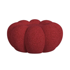 Bubble Red Swivel Chair and Ottoman - Ornate Home