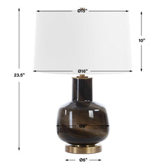 Buchanan Charcoal Table Lamp - Ornate Home