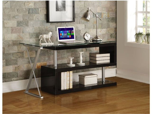 Buck Black Writing Desk - Ornate Home