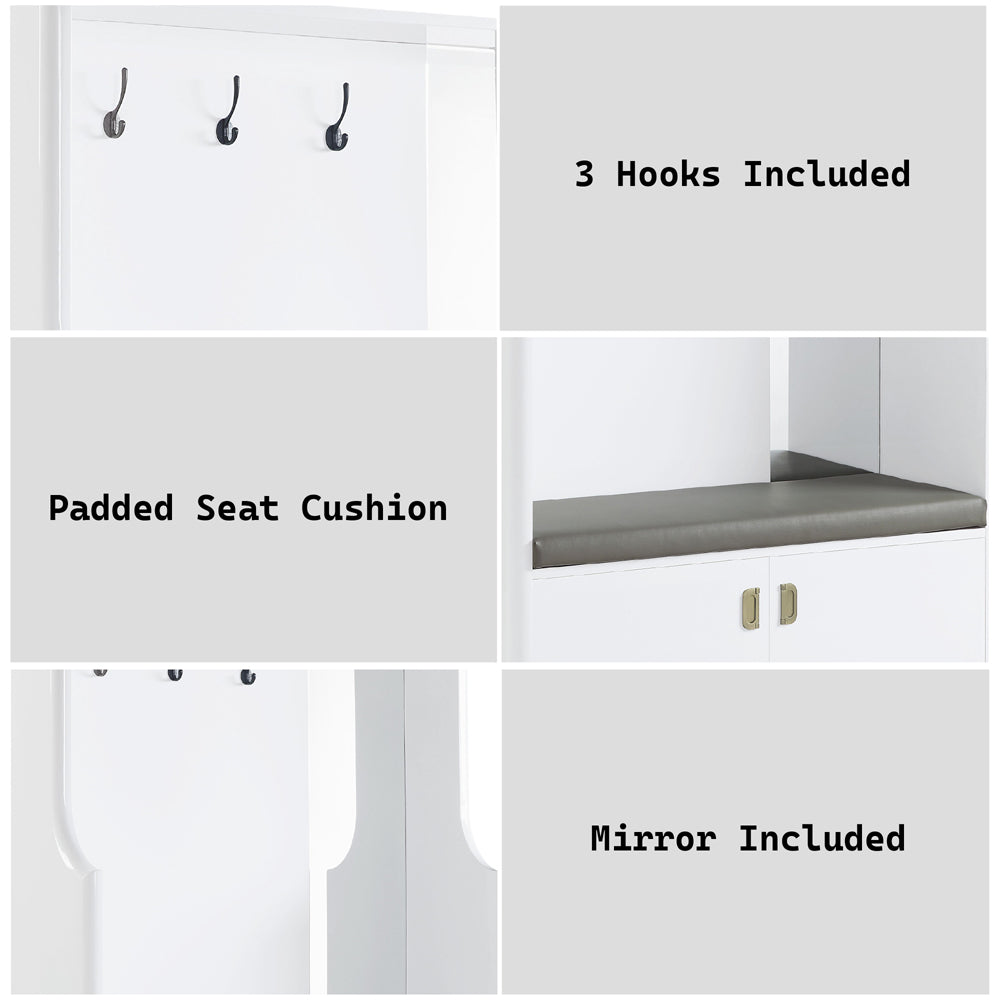 Buck II Hall Tree - Ornate Home