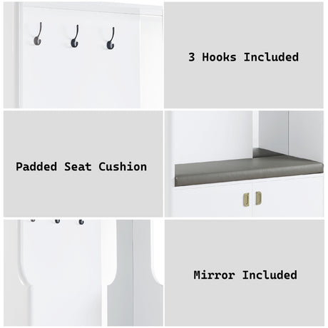 Buck II Hall Tree - Ornate Home