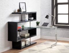 Buck Ii Black Writing Desk - Ornate Home