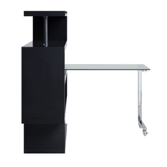Buck Ii Black Writing Desk - Ornate Home