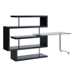 Buck Ii Black Writing Desk - Ornate Home