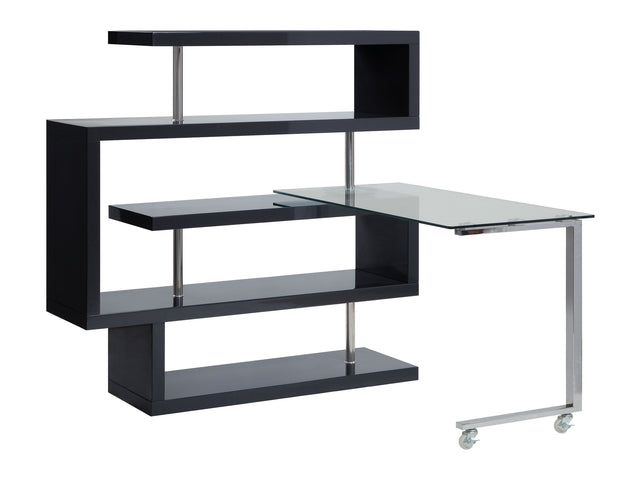 Buck Ii Black Writing Desk - Ornate Home