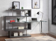 Buck Ii Gray Writing Desk - Ornate Home
