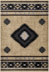 Buckhaven Brown Aztec Carpet - Ornate Home
