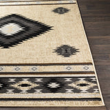 Buckhaven Brown Aztec Carpet - Ornate Home