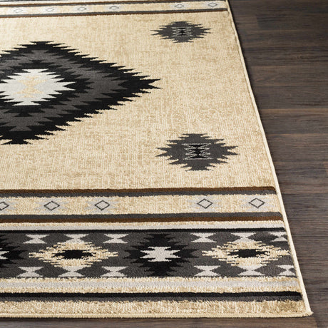 Buckhaven Brown Aztec Carpet - Ornate Home