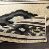Buckhaven Brown Aztec Carpet - Ornate Home
