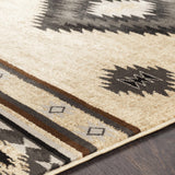Buckhaven Brown Aztec Carpet - Ornate Home
