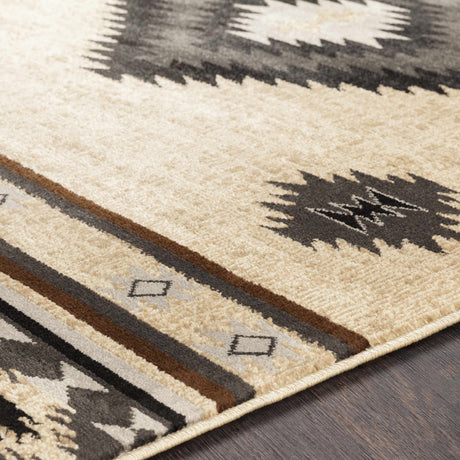 Buckhaven Brown Aztec Carpet - Ornate Home