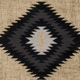 Buckhaven Brown Aztec Carpet - Ornate Home