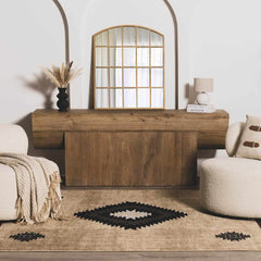 Buckhaven Brown Aztec Carpet - Ornate Home