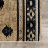 Buckhaven Brown Aztec Carpet - Ornate Home