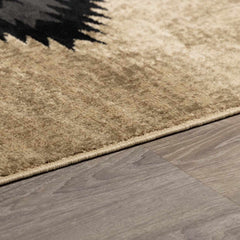 Buckhaven Brown Aztec Carpet - Ornate Home