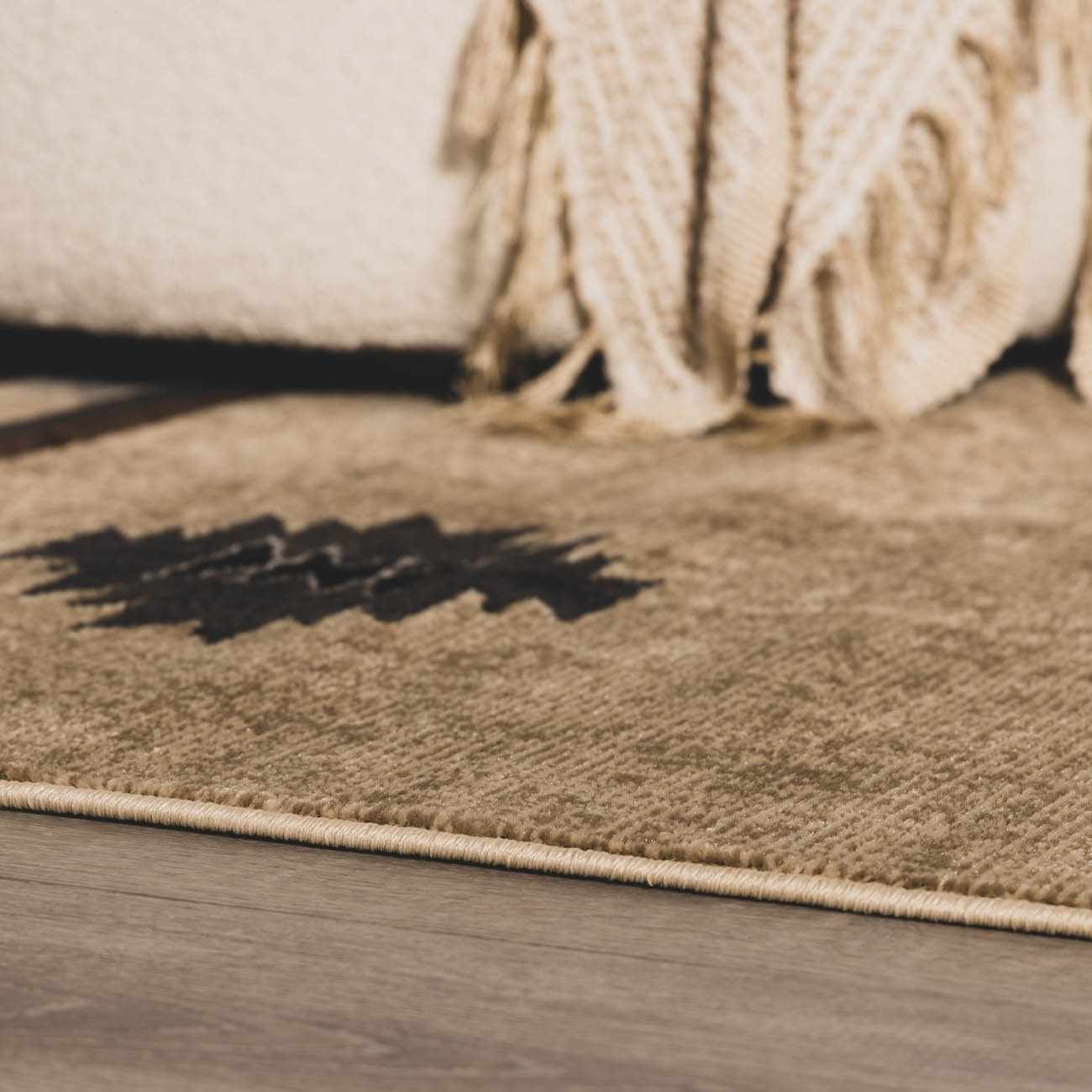 Buckhaven Brown Aztec Carpet - Ornate Home