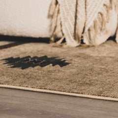 Buckhaven Brown Aztec Carpet - Ornate Home