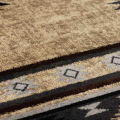 Buckhaven Brown Aztec Carpet - Ornate Home